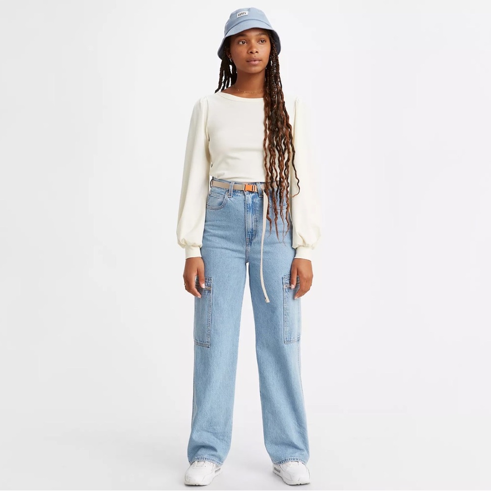 UTILITY HIGH LOOSE WOMEN'S JEANS
